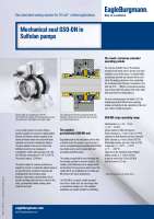Solution: Mechanical seal GSO-DN in Sulfolan pumps