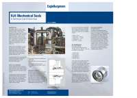 Solution: Mechanical seals HJ4 for high pressure crude oil pipeline pumps