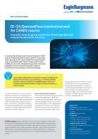 Solution: DF-SA DiamondFace mechanical seal for CANDU reactor