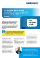 Die „Beste Verfügbare Technik“ einzusetzen, ist immer eine gute Idee. 